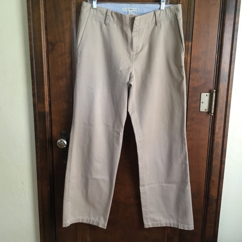 Tommy Hilfiger Wide Leg Relaxed Fit Khaki, size 10
